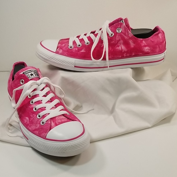 CONVERSE All⭐Star low top pink tie dye 8½-M/10½-W